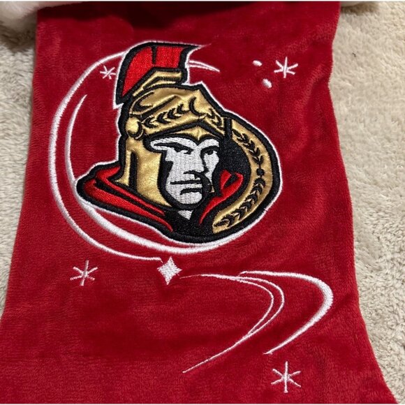 Ottawa Senators NHL Christmas Stocking With Faux Fur Trim Hockey - Picture 2 of 6
